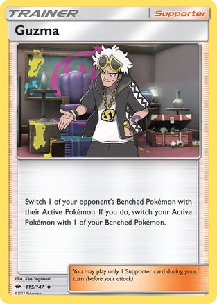 SM - Burning Shadows Guzma #115