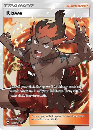 SM - Burning Shadows Kiawe (Full Art) #144
