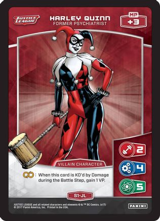 Harley Quinn - Former Psychiatrist (S1-JL) - Justice League - MetaX TCG