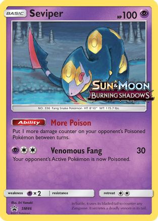 SM Promos Seviper - SM46 (Prerelease) #SM46