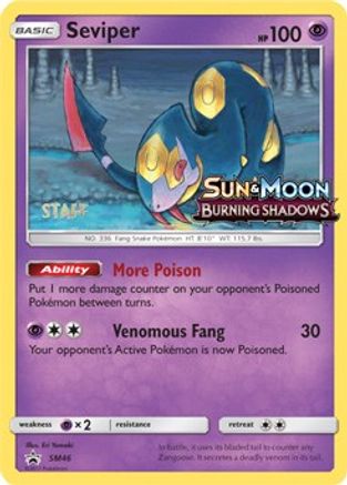 SM Promos Seviper - SM46 (Prerelease) [Staff] #SM46