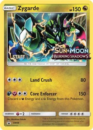 SM Promos Zygarde - SM48 (Prerelease) [Staff] #SM48