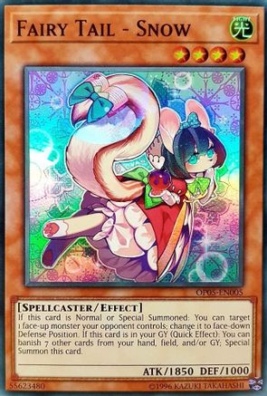 Fairy Tail Snow Ots Tournament Pack 5 Yugioh