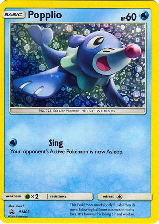 Miscellaneous Cards & Products Popplio - SM03 (General Mills Promo) #SM03