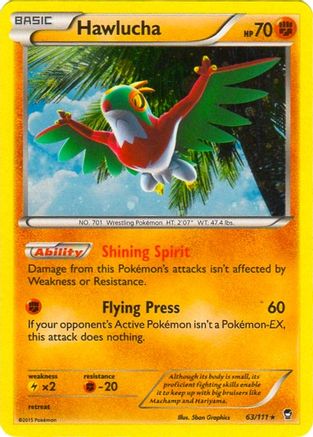 Blister Exclusives Hawlucha - 63/111 (Cosmos Holo) #063