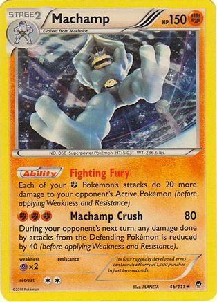 Blister Exclusives Machamp - 46/111 (Cosmos Holo) #046