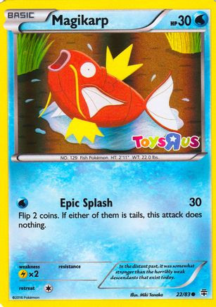 Magikarp - 22/83 (Toys R Us Promo)