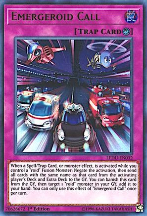 Yu-Gi-Oh! Emergeroid Call Card – LDS1-EN044 Common 1st Edition From Legendary Duelists: Season 1 - View #7