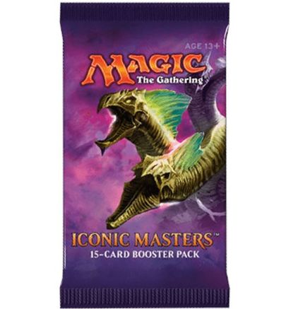 MAGIC MTG ICONIC MASTERS BOOSTER BOX FACTORY SEALED 24 PACKS FREE SHIPPING 