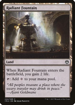 Magic The Gathering Radiant Fountain Card - Core Set 2021 MTG Single - View #2