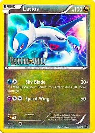 Blister Exclusives Latios - 10/20 (Dragon Vault) #010