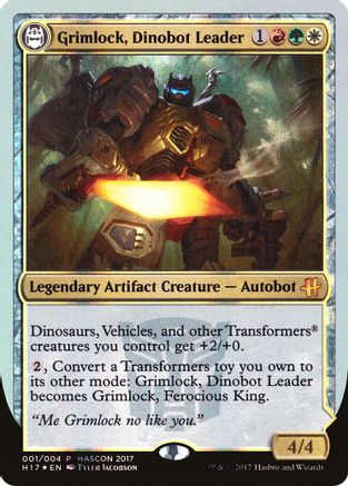 Grimlock, Dinobot Leader // Grimlock, Ferocious King