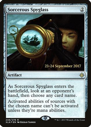 FOIL Sorcerous Spyglass PRM-PRE MTG 