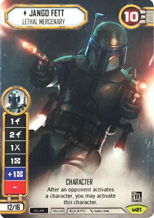 Jango Fett - Lethal Mercenary (Alternate Full Art) - SWD: Promo Cards ...