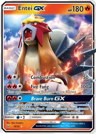 Shining Legends Entei GX #10