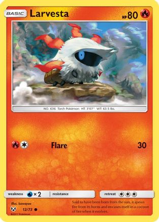 Shining Legends Larvesta #12