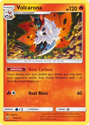 Shining Legends Volcarona #13