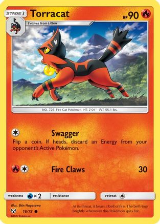 Shining Legends Torracat #16