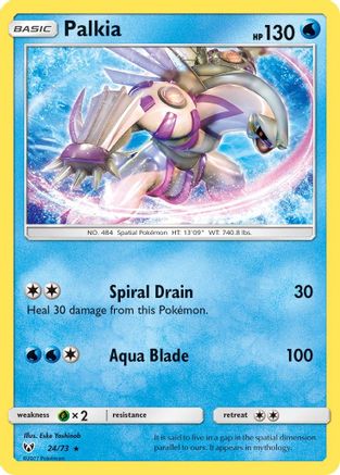 Shining Legends Palkia #24