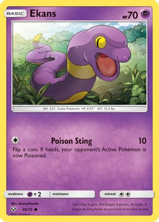 Shining Legends Ekans #36