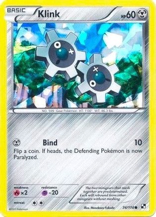 Blister Exclusives Klink - 74/114 (Cracked Ice Holo) #074