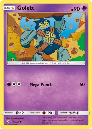 Shining Legends Golett #43