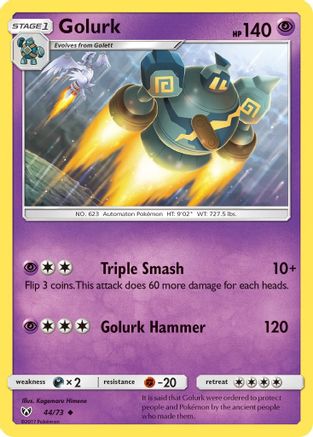 Shining Legends Golurk #44