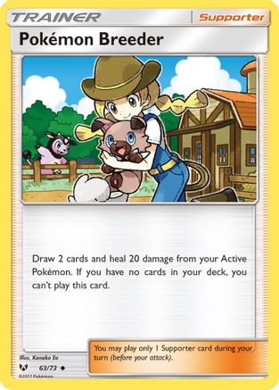 Shining Legends Pokemon Breeder #63