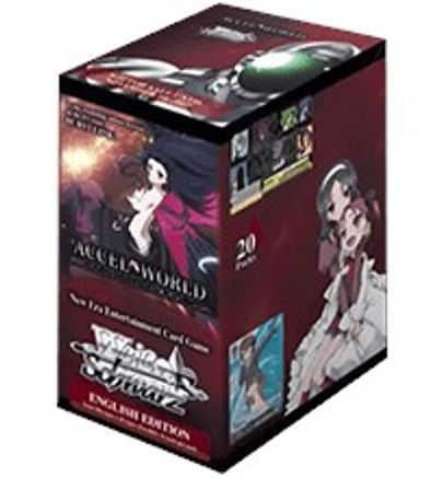 1x English Weiss Schwarz Accel World 20ct Booster Box New Sealed 