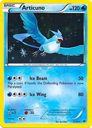 Blister Exclusives Articuno - 27/99 (Next Destinies) #027