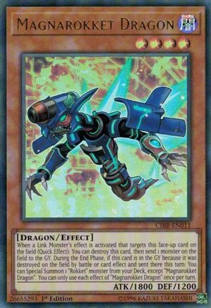 Yugioh 3X Autorokket Dragon CIBR-EN010 Super Rare 1st Edition NM Circuit Break 