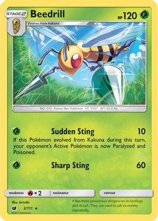 SM - Crimson Invasion Beedrill #3