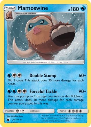 SM - Crimson Invasion Mamoswine #21