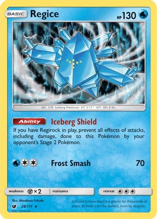 SM - Crimson Invasion Regice #28