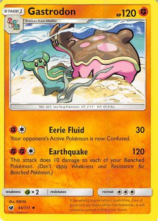 SM - Crimson Invasion Gastrodon #54