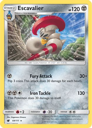 SM - Crimson Invasion Escavalier #69