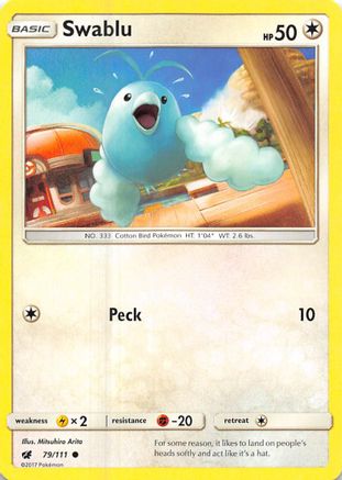 SM - Crimson Invasion Swablu #79