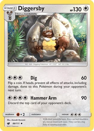 SM - Crimson Invasion Diggersby #88