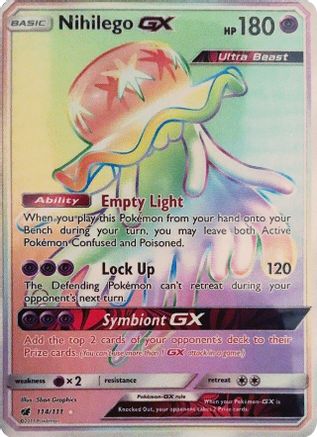 SM - Crimson Invasion Nihilego GX (Secret) #114