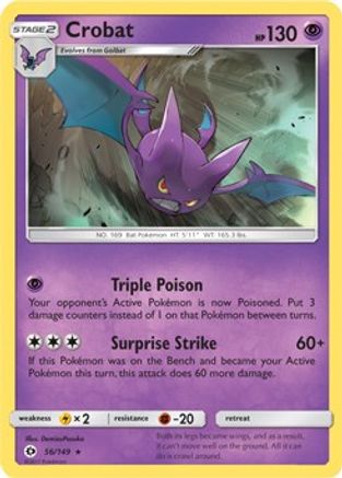 Deck Exclusives Crobat - 56/149 (Prerelease Kit Exclusive) #056
