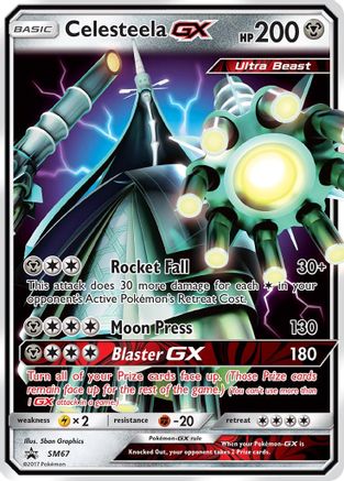 Pokemon Celesteela GX Promo SM67 - United Sanctuary Card Games