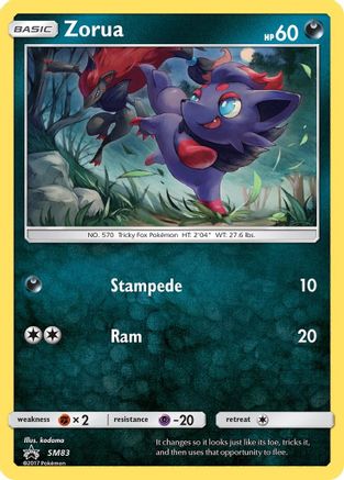 SM Promos Zorua #SM83
