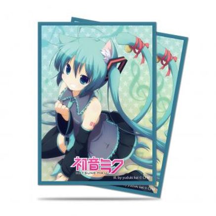 Ultra PRO Hatsune Miku Deck Protector Sleeves - Kagamine Rin Nekomimi, 50 Count, Fits Standard TCG Cards