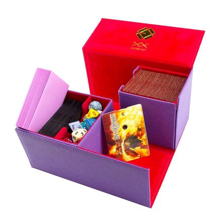 Creation Line Purple Large Deckbox Dex Protection Deck Boxes