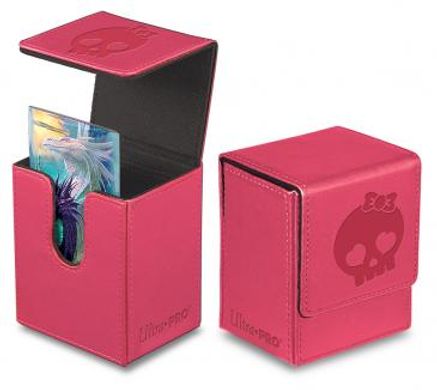 Cutey Skull Flip Box - Pink - Ultra Pro Deck Boxes - Deck Boxes