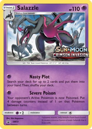 SM Promos Salazzle - SM73 (Prerelease) #SM73