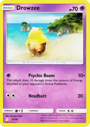 SM Trainer Kit: Lycanroc & Alolan Raichu Drowzee #22