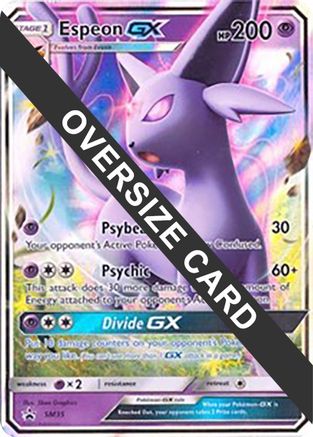 Jumbo Cards Espeon GX - SM35 (SM Black Star Promos) #SM35