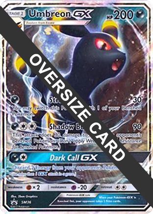 Jumbo Cards Umbreon GX #SM36