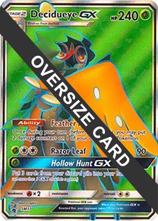 Jumbo Cards Decidueye GX - SM37 (SM Black Star Promo) #SM37